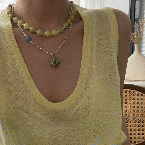 Encounter the agility of the neck - Lemonstone natural pearl necklace - 图片 4