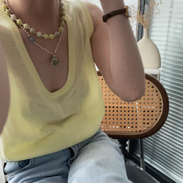 Encounter the agility of the neck - Lemonstone natural pearl necklace - 图片 3