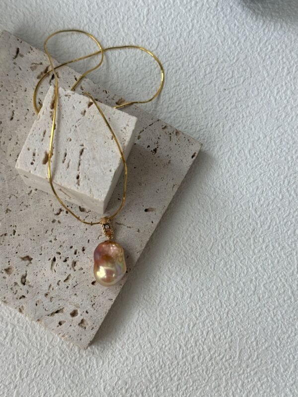 "Lustrous Baroque Pearl Necklace" - 图片 10