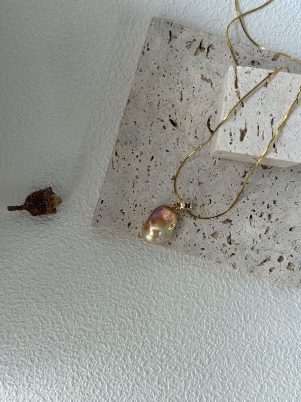 "Lustrous Baroque Pearl Necklace" - 图片 5